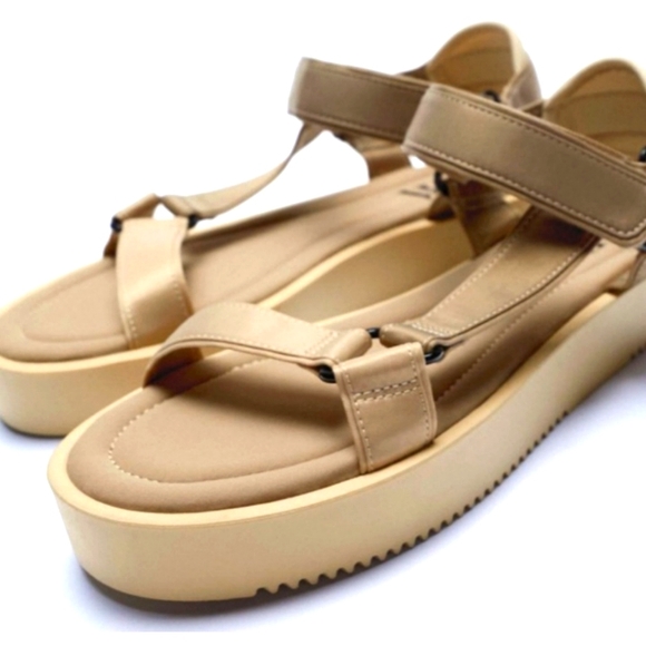 Zara Velcro Strap Platform Sandals - Picture 3 of 16